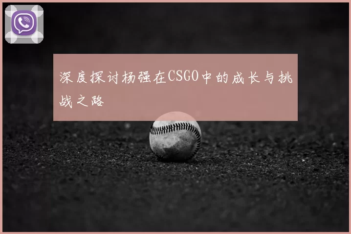 深度探讨杨强在CSGO中的成长与挑战之路