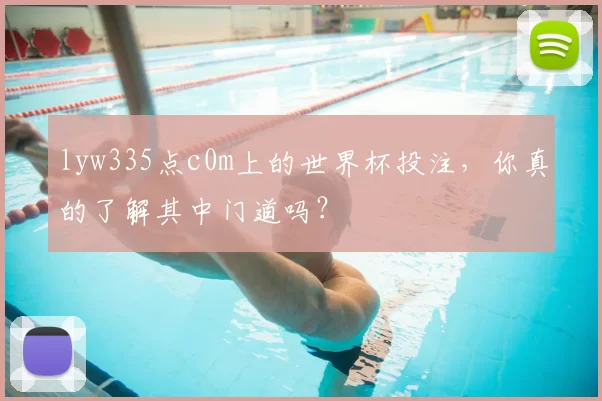 lyw335点c0m上的世界杯投注，你真的了解其中门道吗？