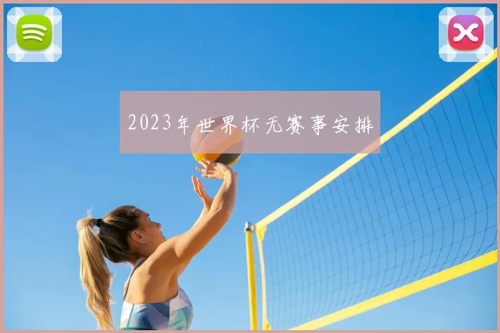2023年世界杯无赛事安排