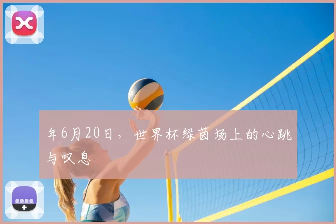 年6月20日，世界杯绿茵场上的心跳与叹息