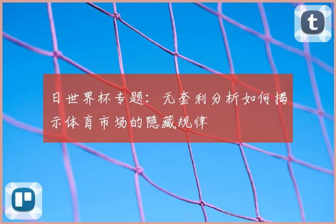 日世界杯专题：无套利分析如何揭示体育市场的隐藏规律